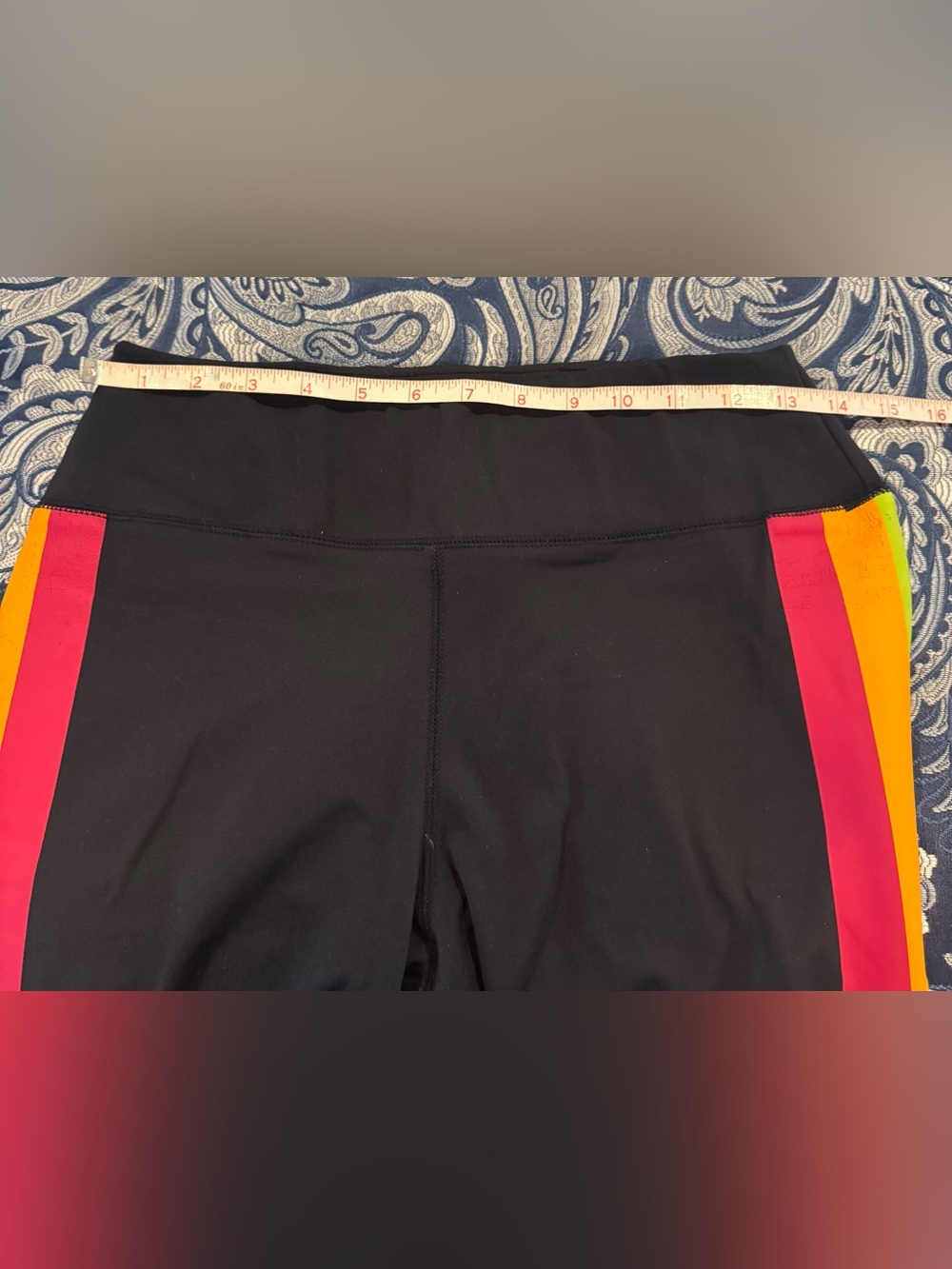 New York & Company Black Joggers with Rainbow Side Stripe - Picture 8 of 11